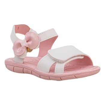 Sandalia-Rosa-e-Branco-Kids-Laco-Tira-Central-|-Klin-Tamanho--20---Cor--BRANCO-0